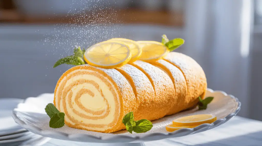 Lemon Cake Roll Recipe