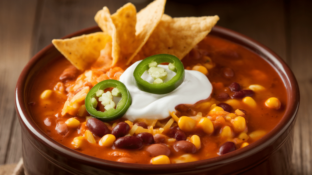 Slow Cooker Nacho Soup