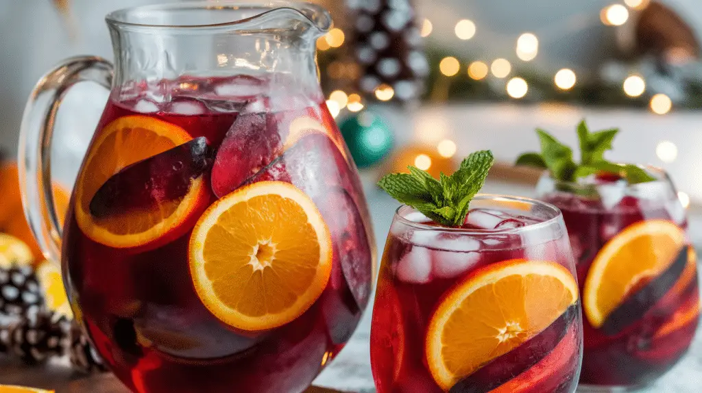 Plum Pudding Sangria