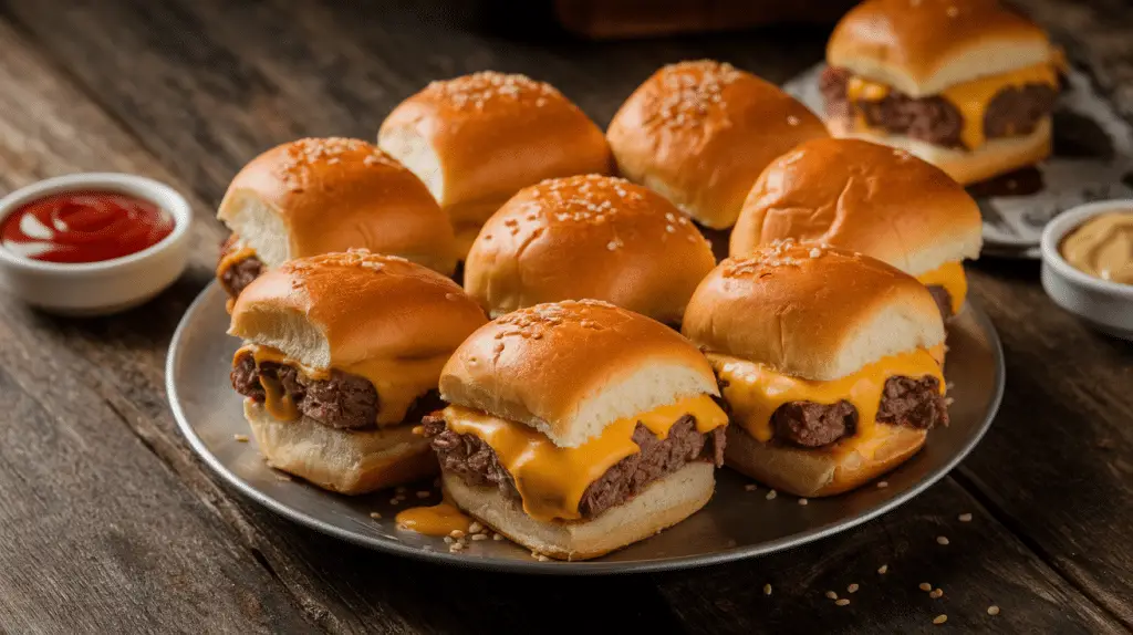 Beef and Cheddar Sliders