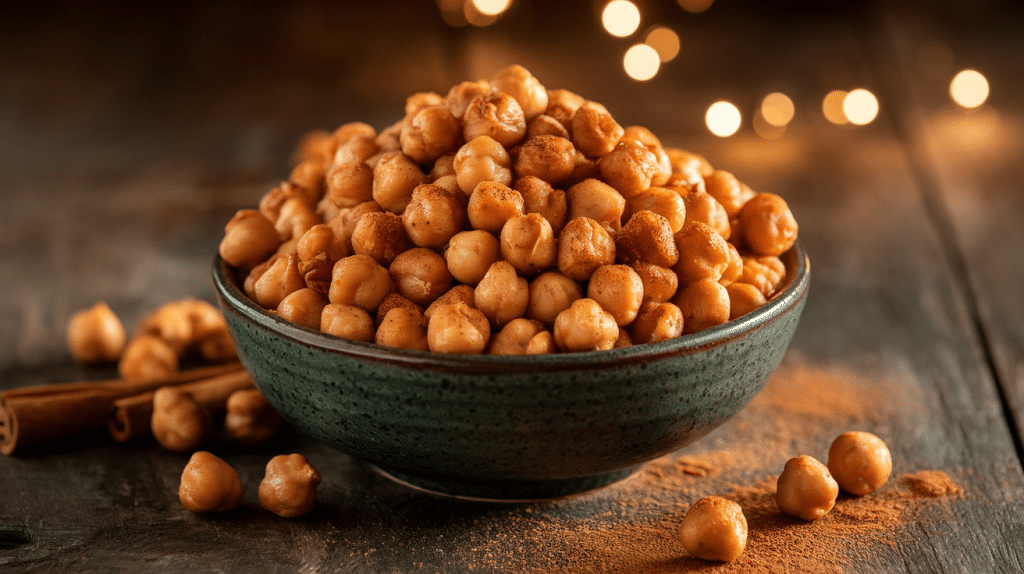 Cinnamon Roasted Chickpeas