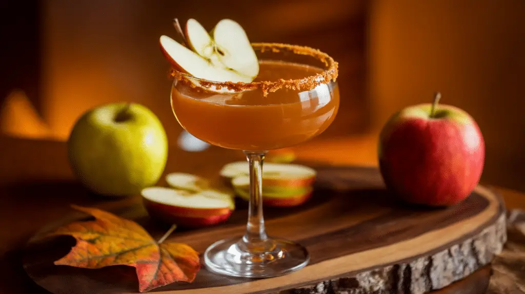 Salted Caramel Apple Cider Martini