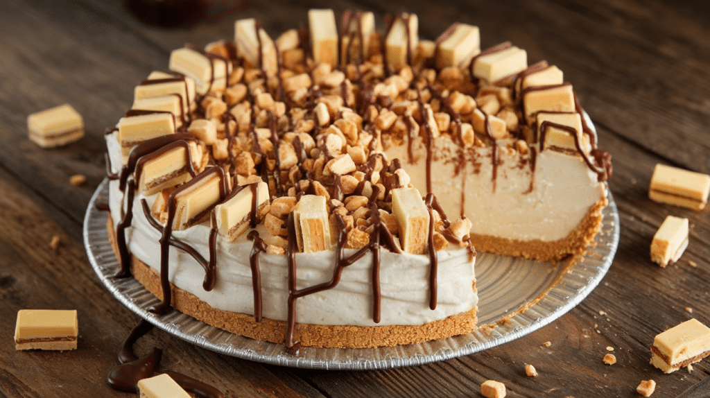 No Bake Butterfinger Pie