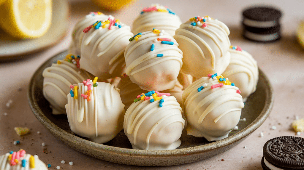 Lemon Oreo Truffles