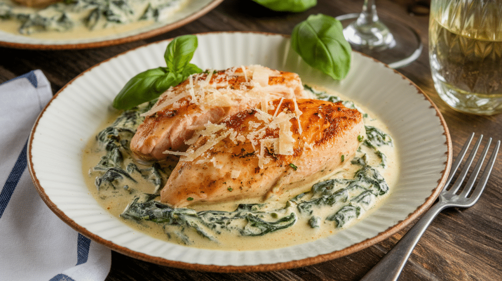 Creamy Chicken Florentine