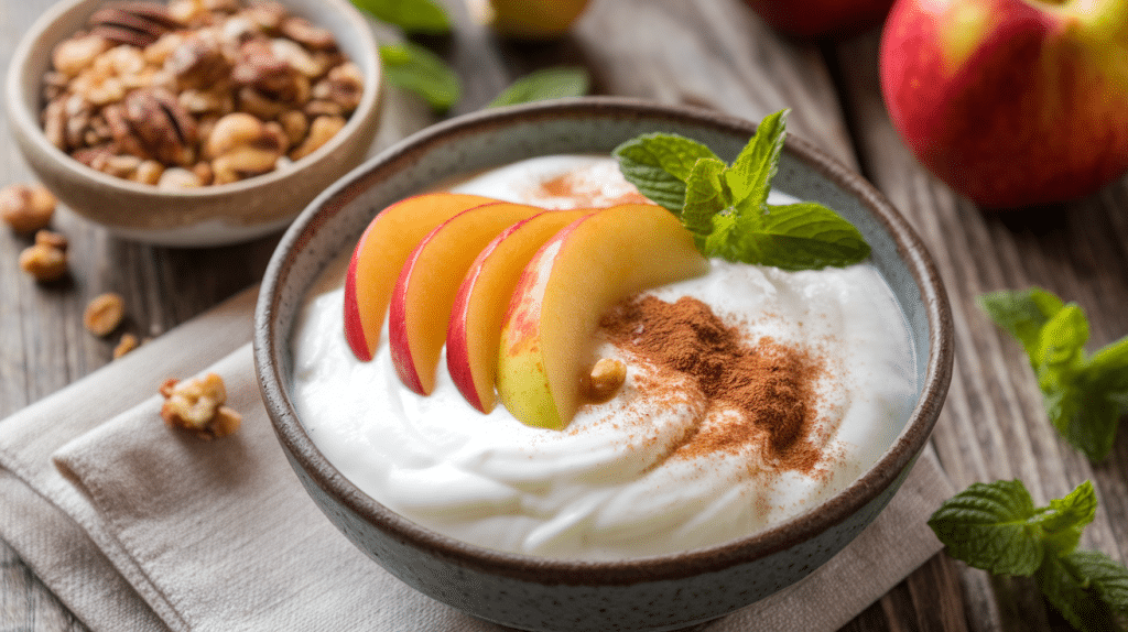 Cinnamon Apple Yogurt Bowls