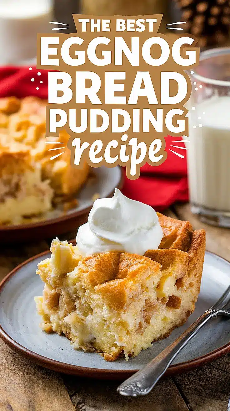 Eggnog Bread Pudding