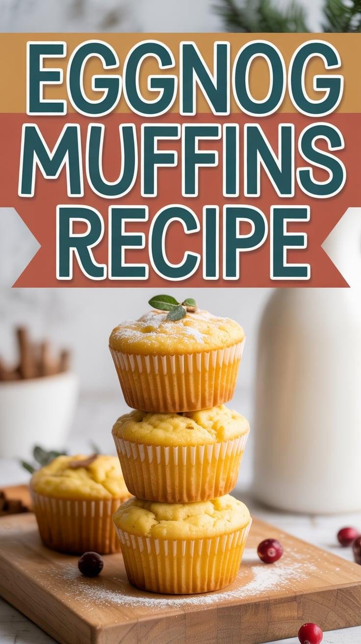 Eggnog Muffins