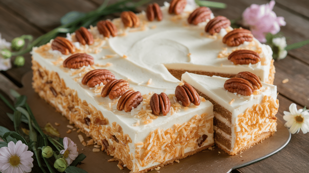 Italian Cream Sheet Cake