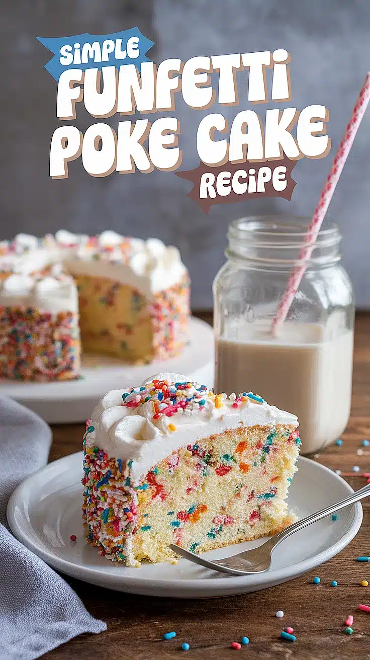 Funfetti Poke Cake


