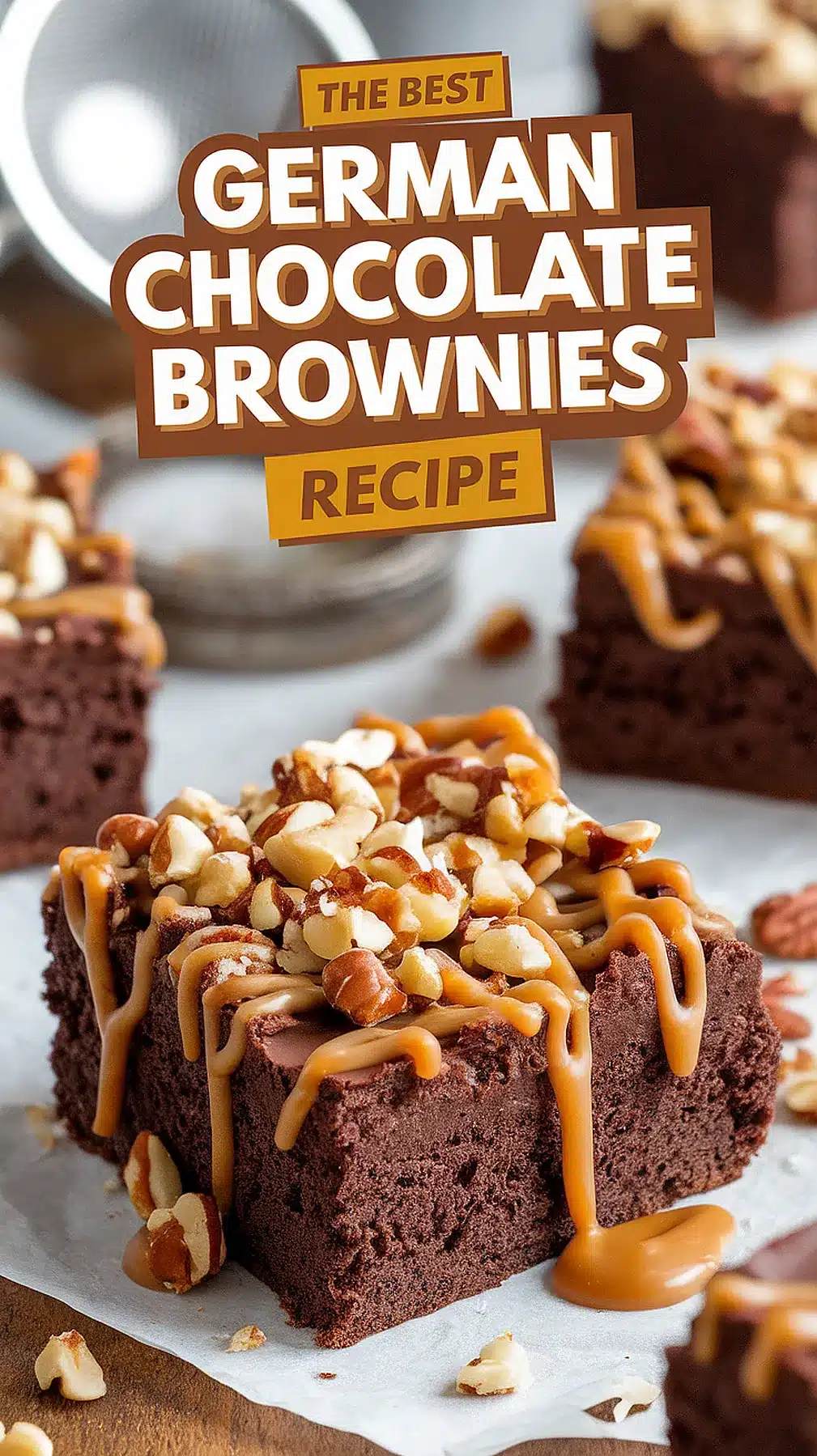 German Chocolate Brownies Recipe