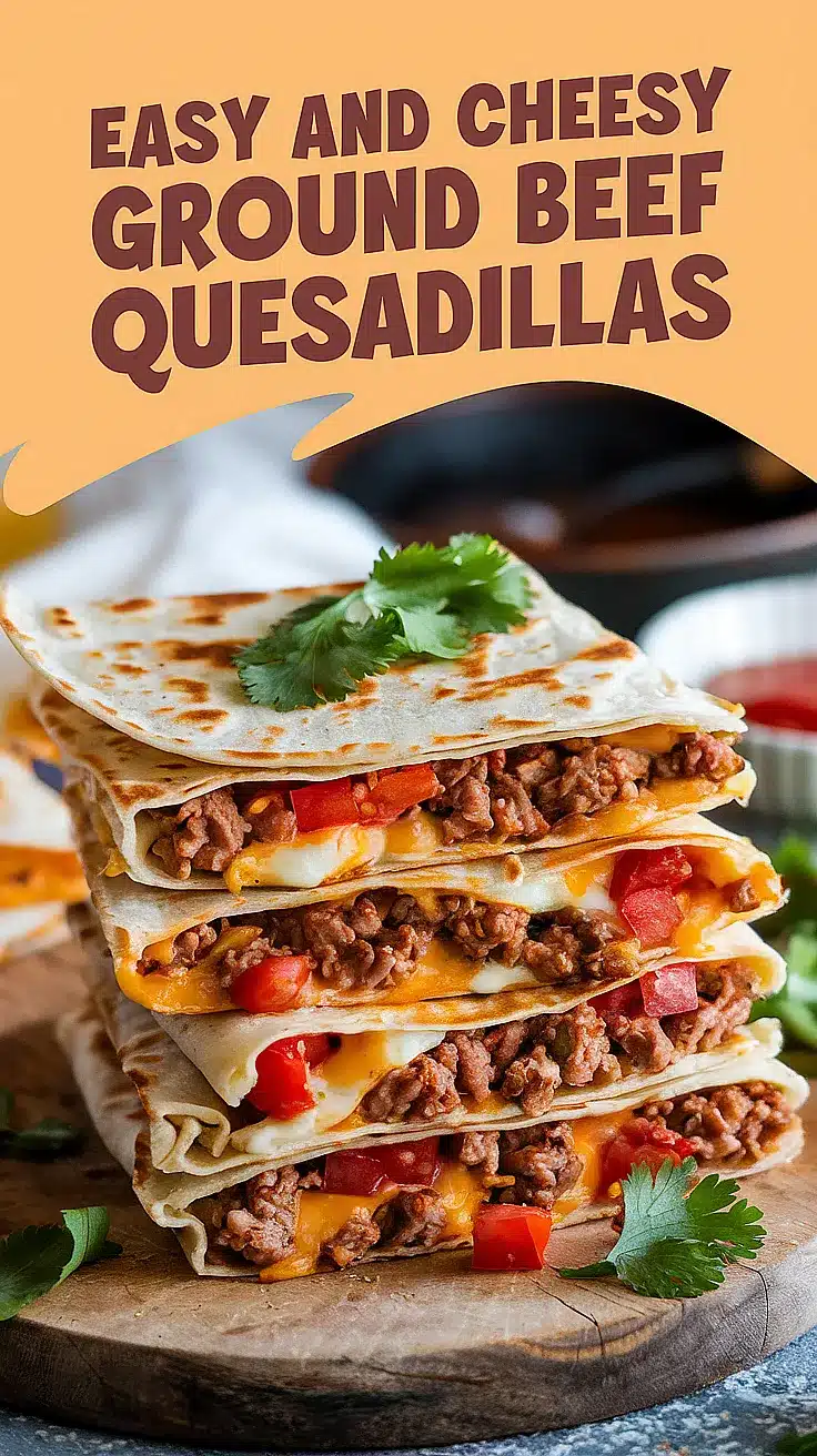 Ground Beef Quesadillas