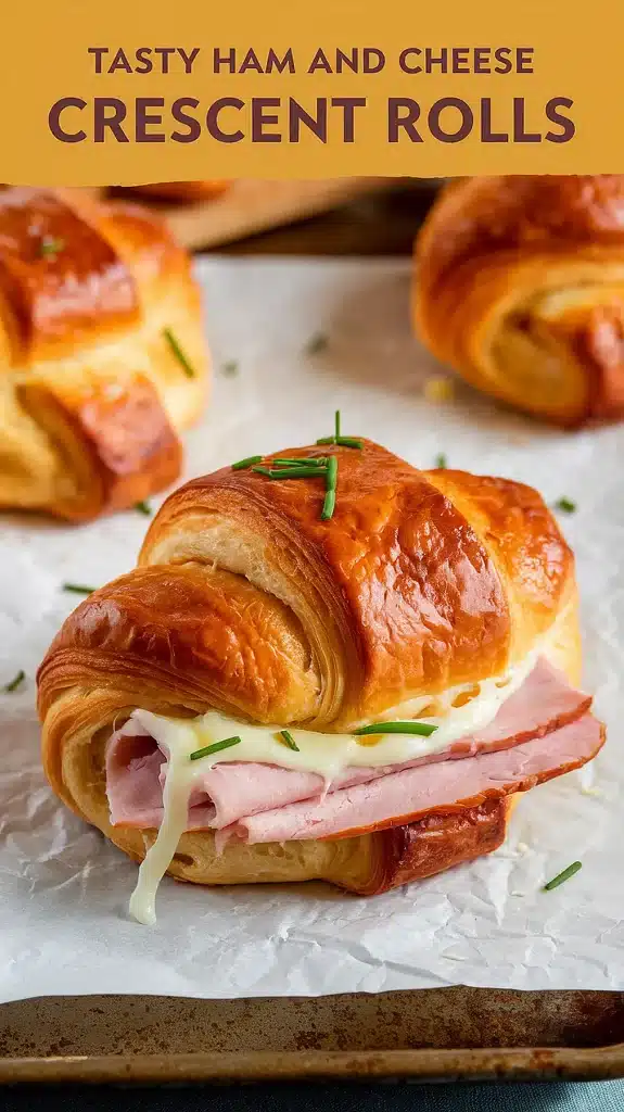 Ham and Cheese Crescent Rolls