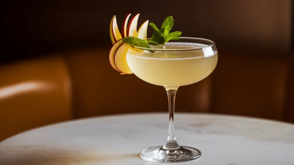 Elderflower Apple Martini