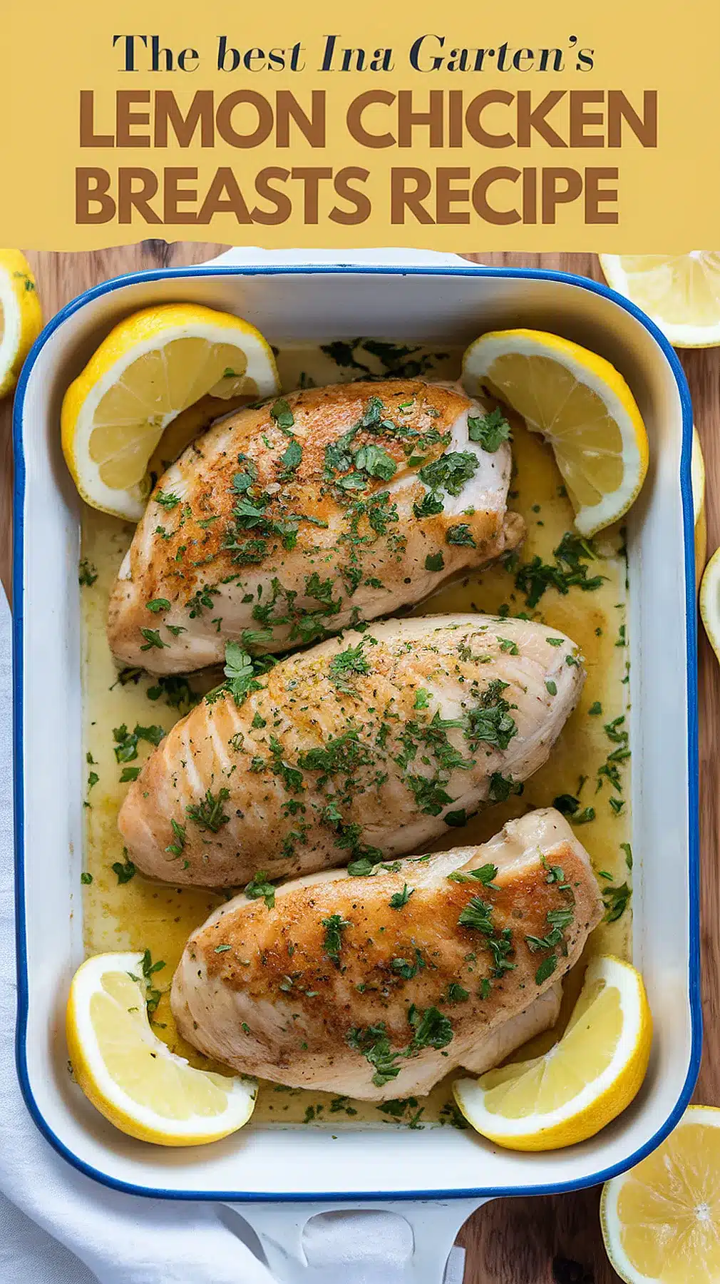 Ina Garten’s Lemon Chicken Breasts