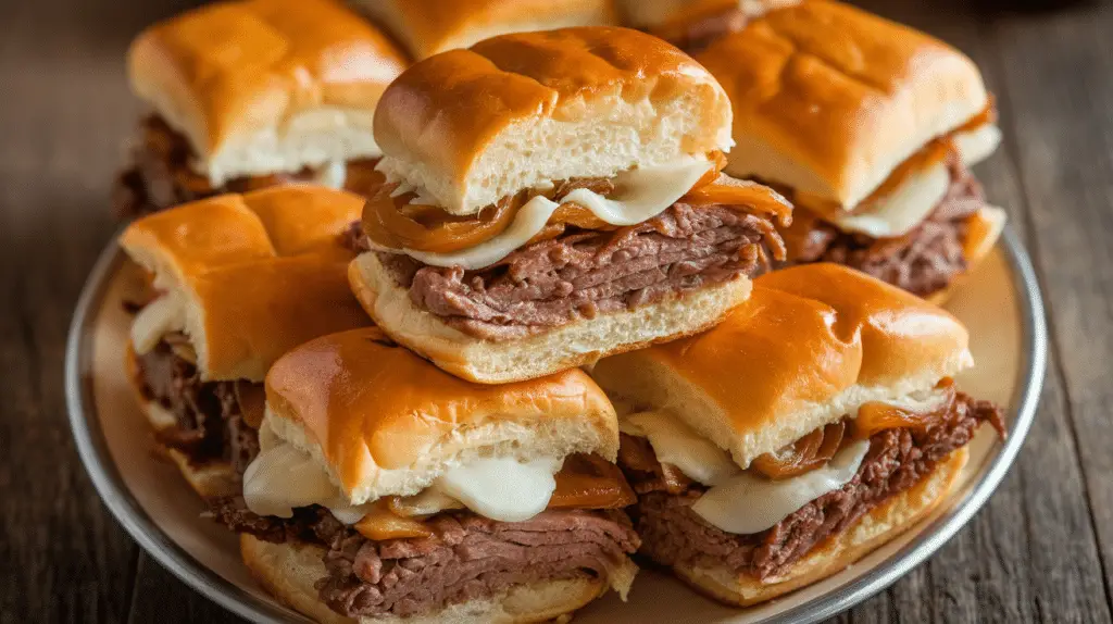 Philly Cheesesteak Sliders