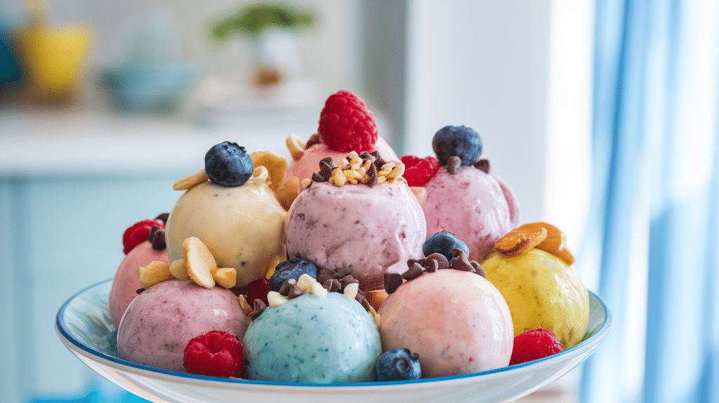 Frozen Yogurt Bites