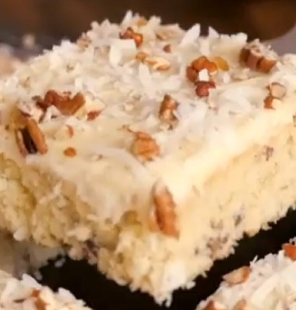 Italian Cream Sheet Cake