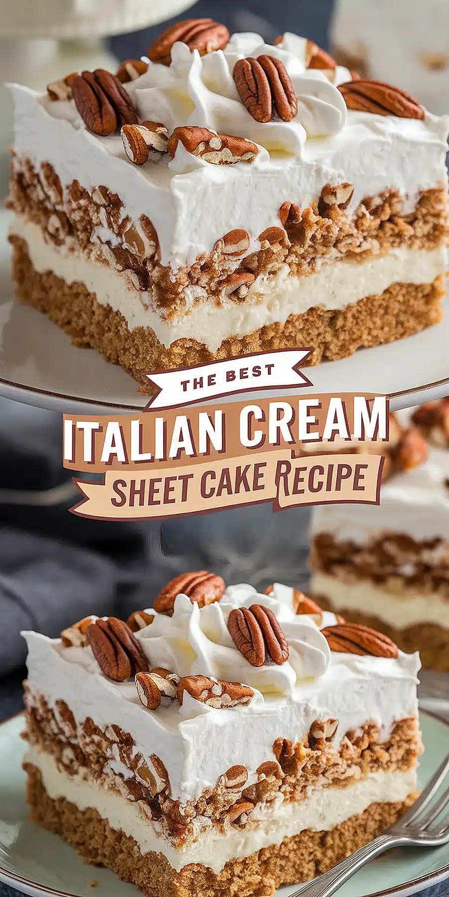 Italian Cream Sheet Cake Recipe