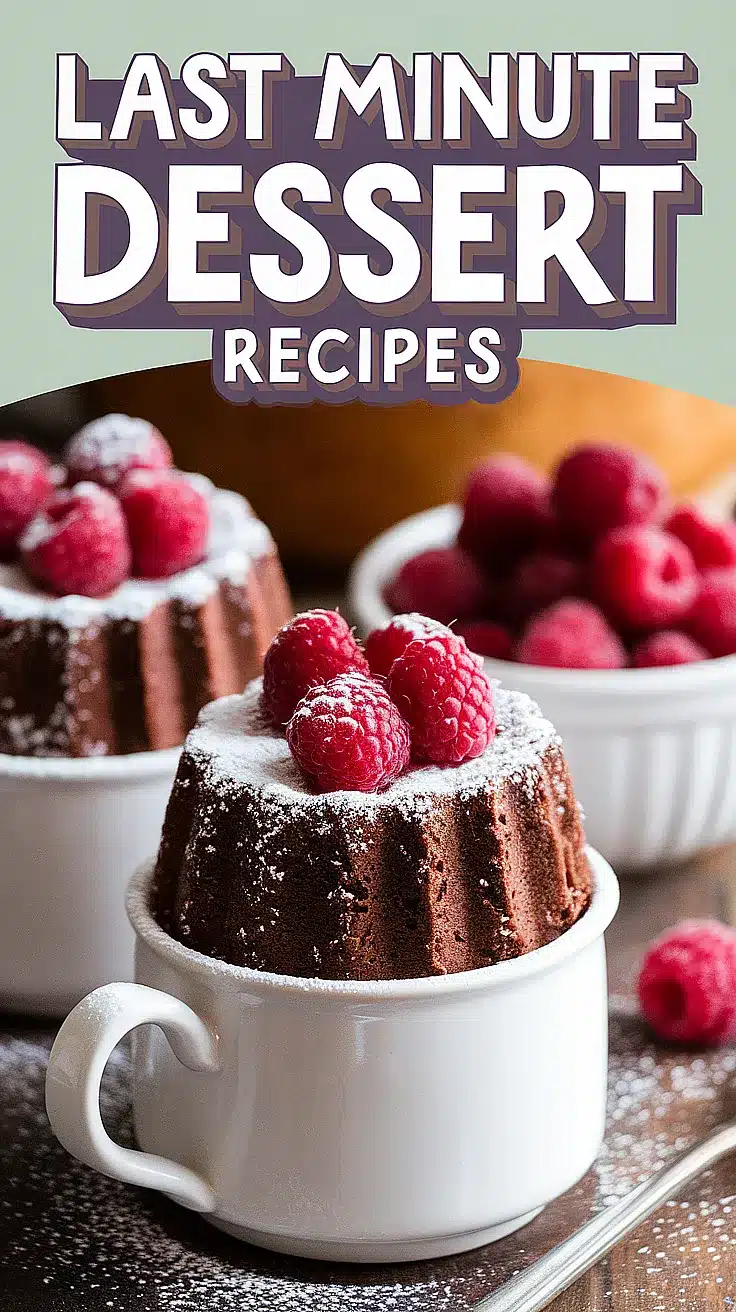 Quick And Decadent Last Minute Dessert Recipes Food Blasts