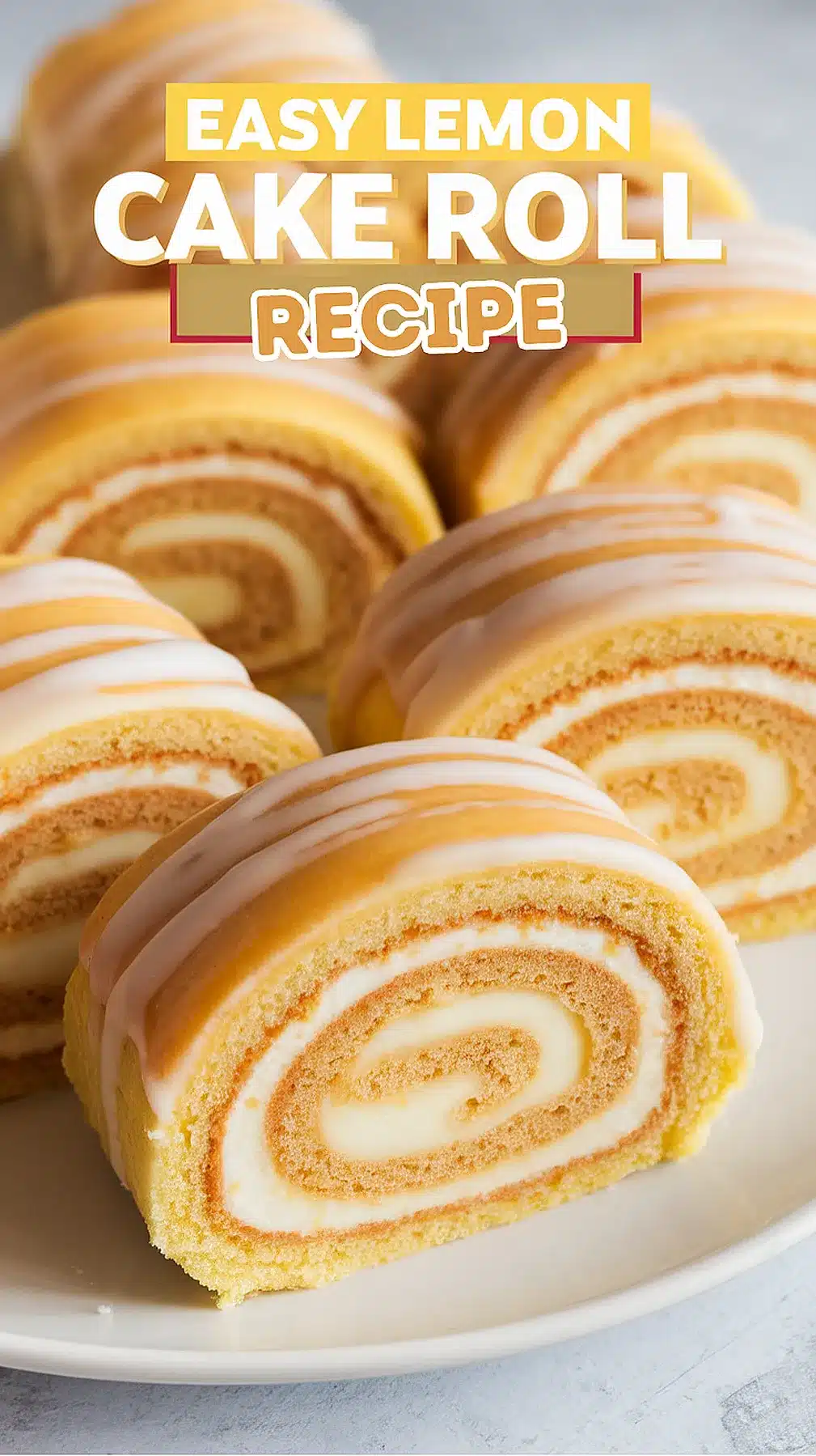 Lemon Cake Roll Recipe