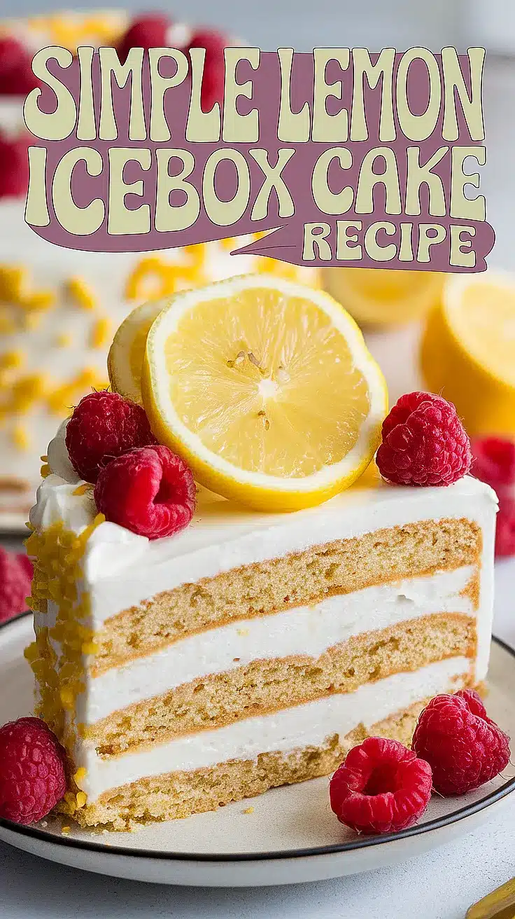 Lemon Icebox Cake