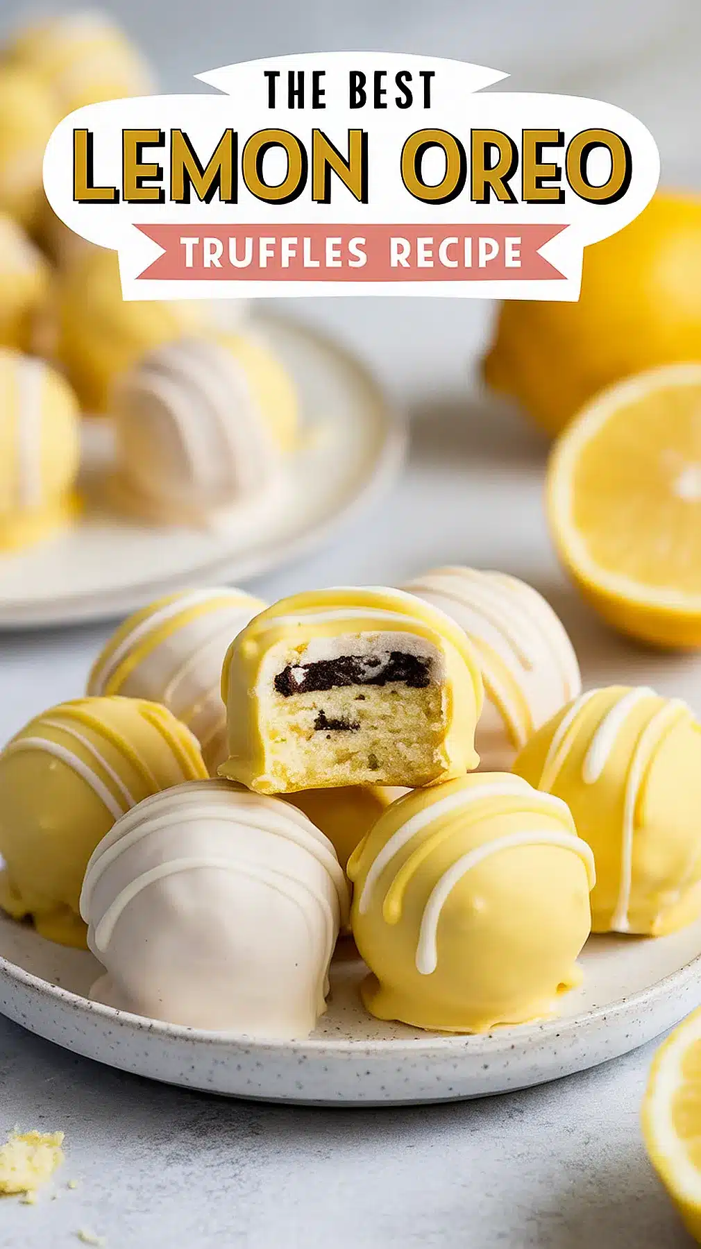 Lemon Oreo Truffles