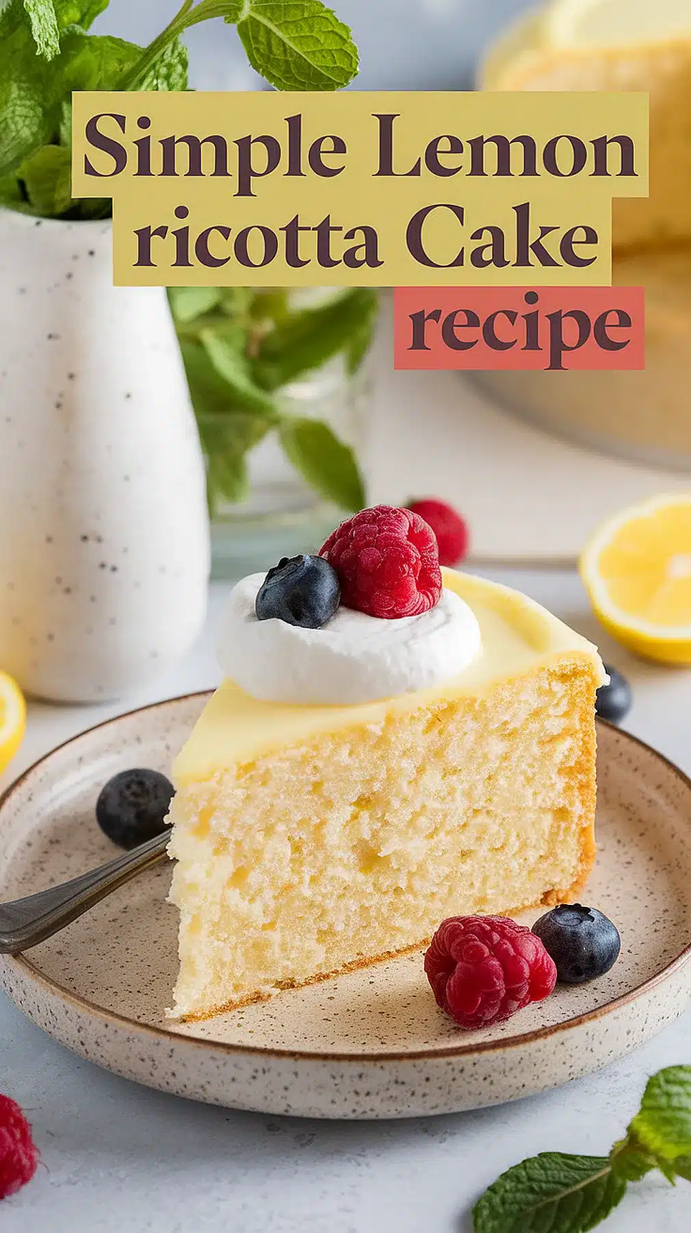 Lemon Ricotta Cake