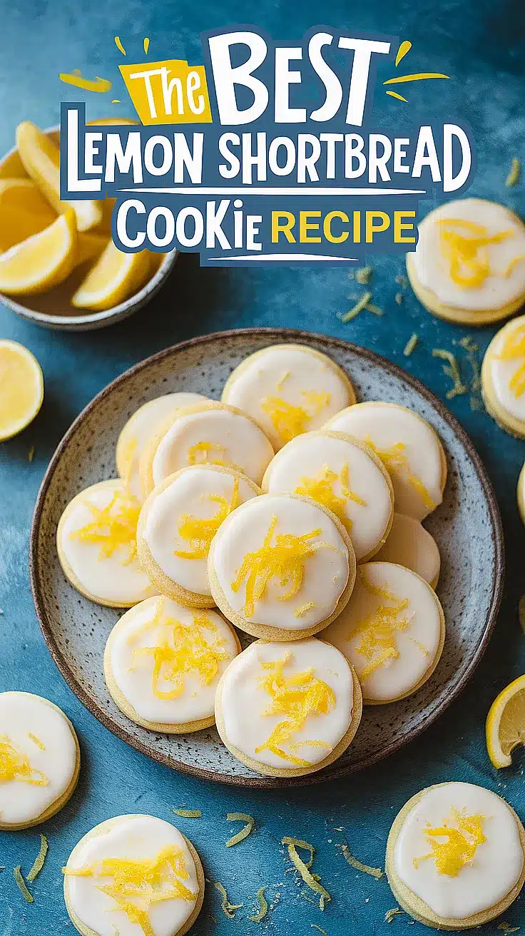 Lemon Shortbread Cookies