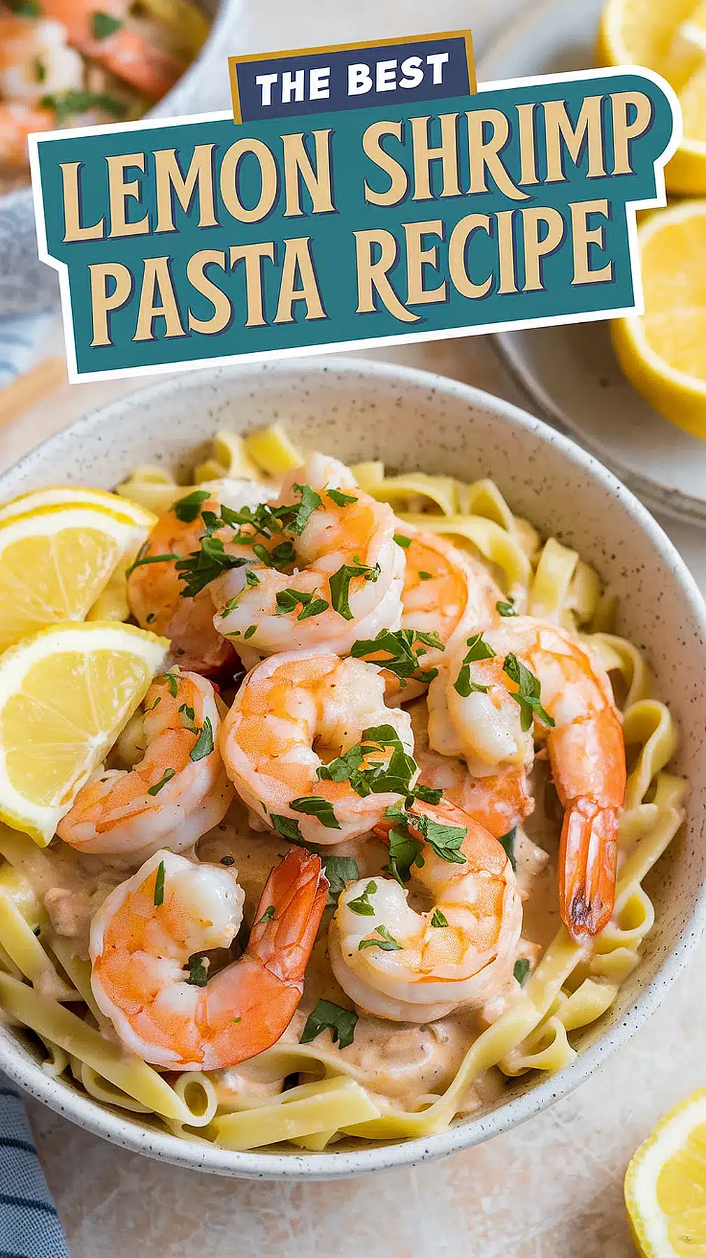 Lemon Shrimp Pasta