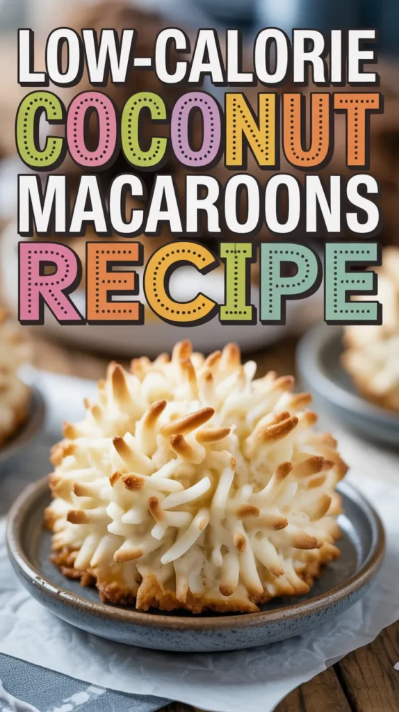 Low-Calorie Coconut Macaroons