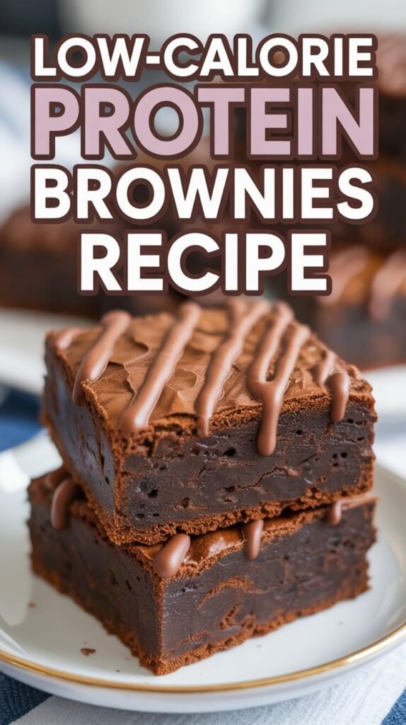 Low-Calorie Protein Brownies