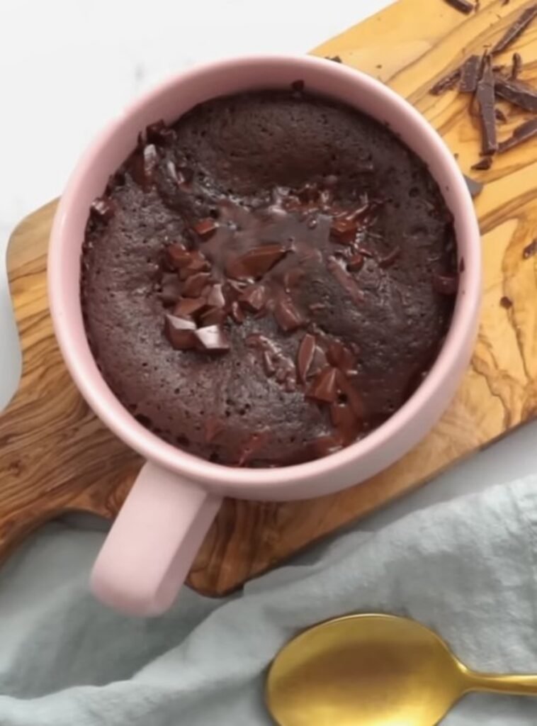 Mini Flourless Chocolate Mug Cake