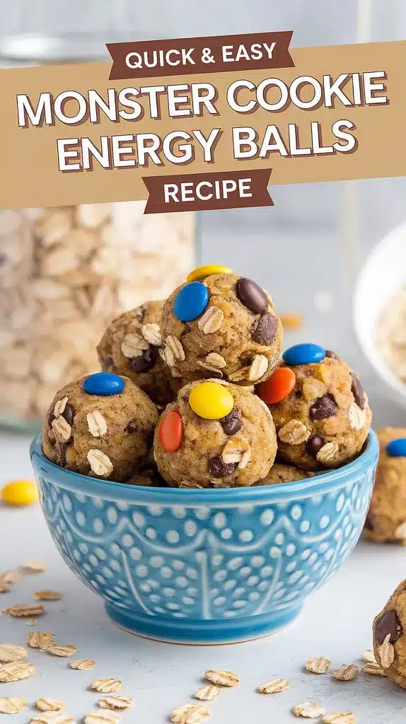 Monster Cookie Energy Balls Recipe