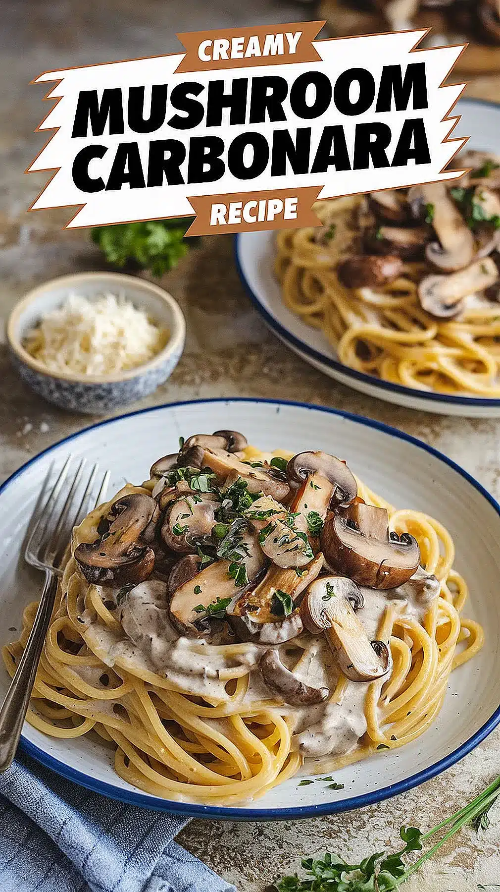 Mushroom Carbonara