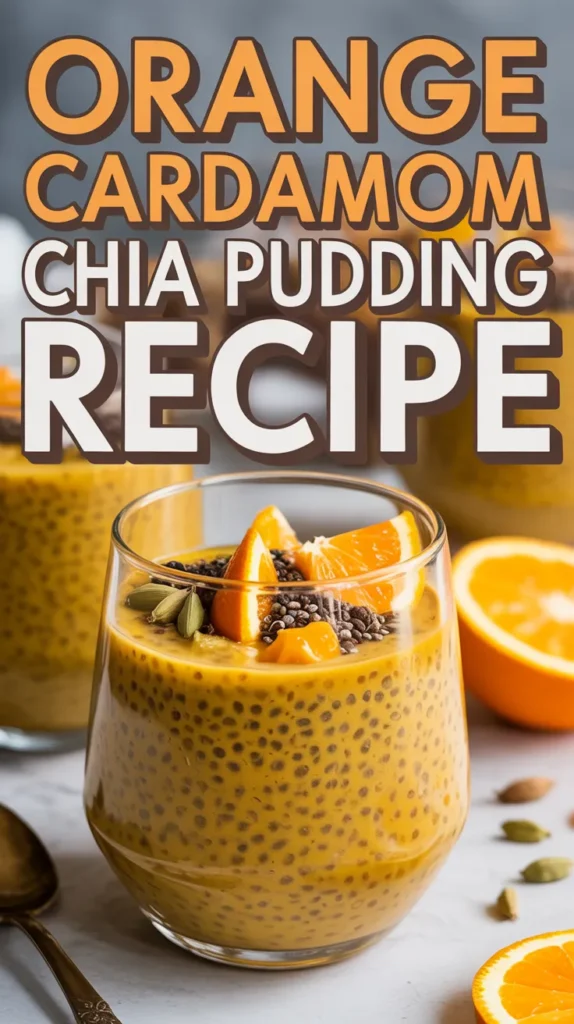 Orange Cardamom Chia Pudding
