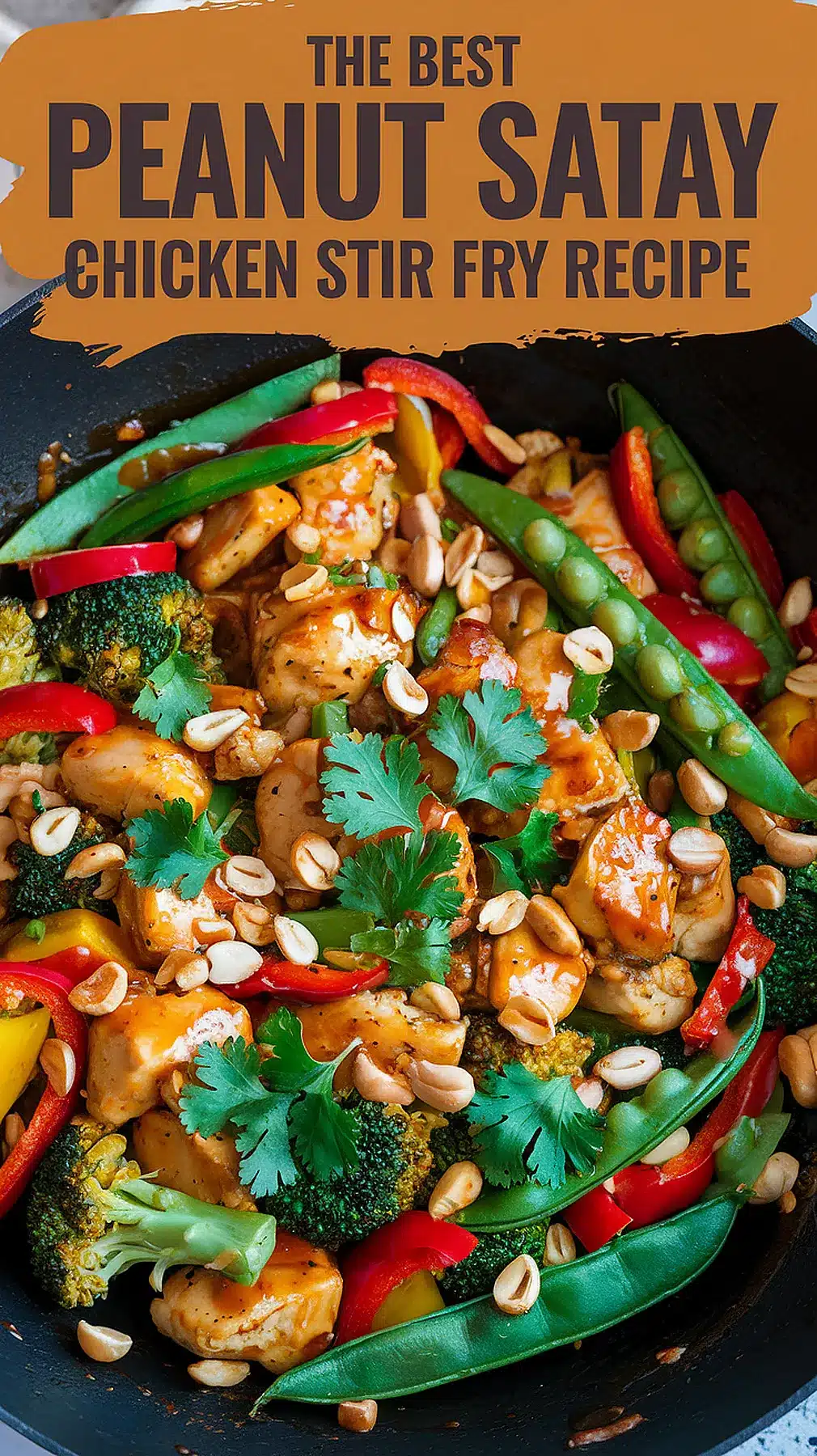 Peanut Satay Chicken Stir Fry