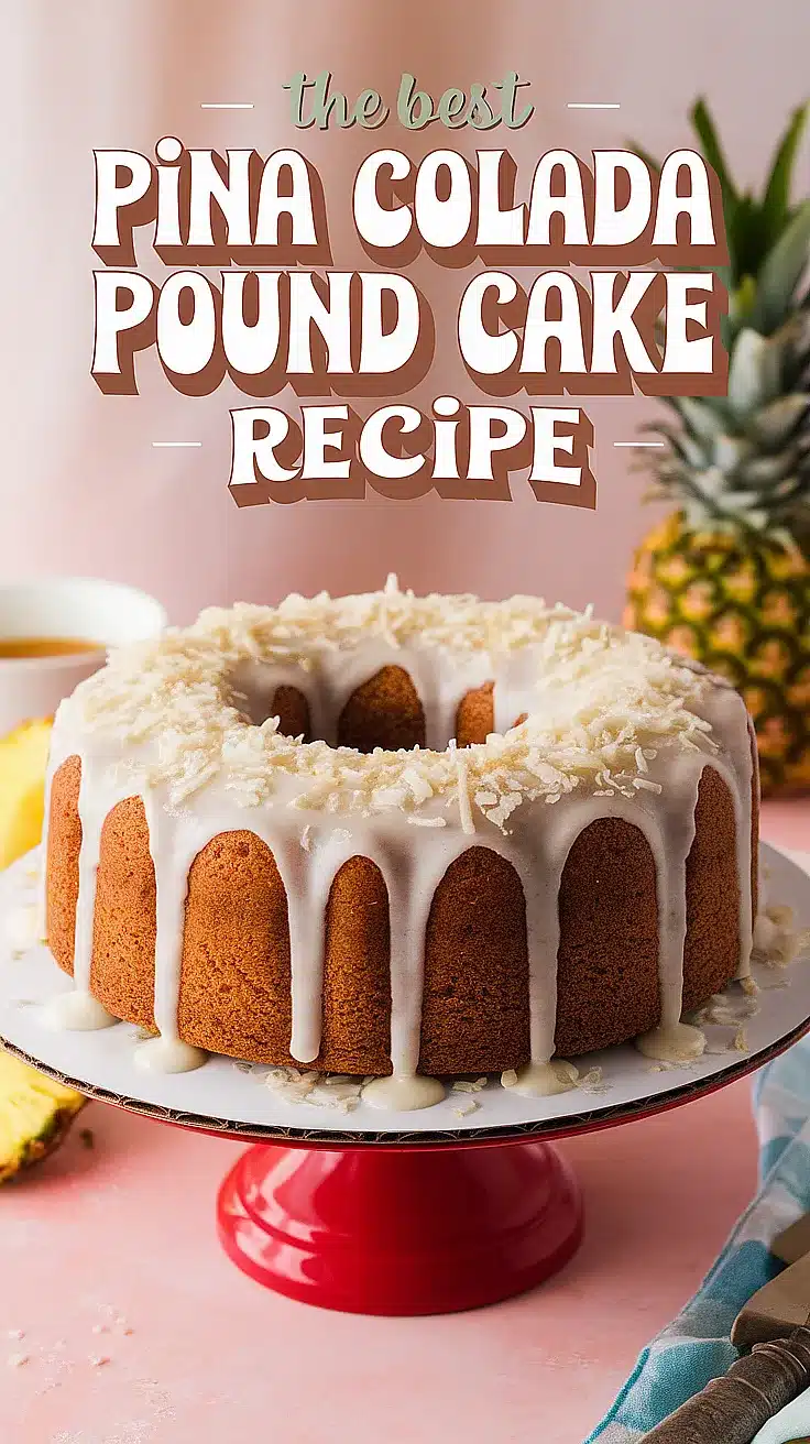 Pina Colada Pound Cake