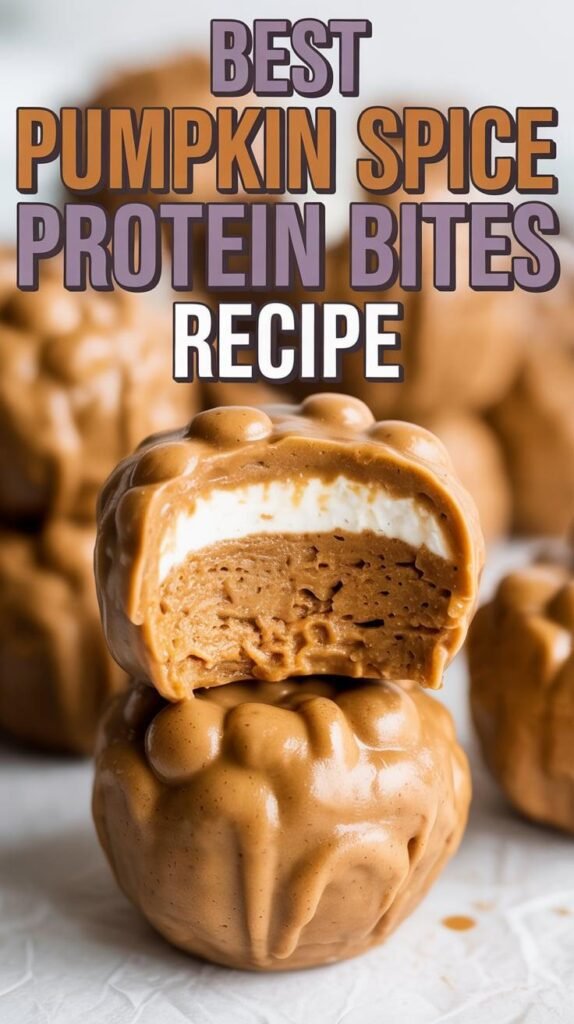 Pumpkin Spice Protein Bites
