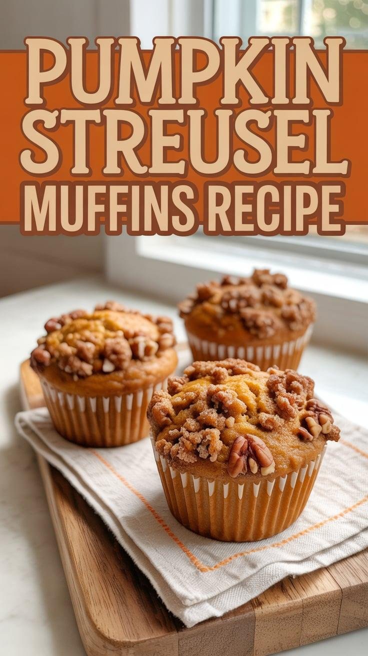 Pumpkin Streusel Muffins


