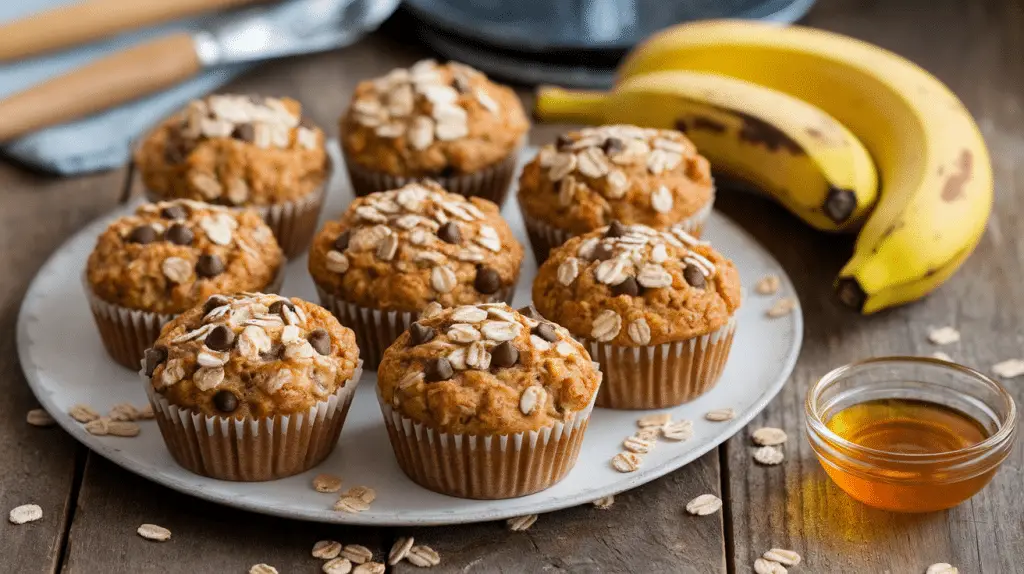 Banana Oat Muffins