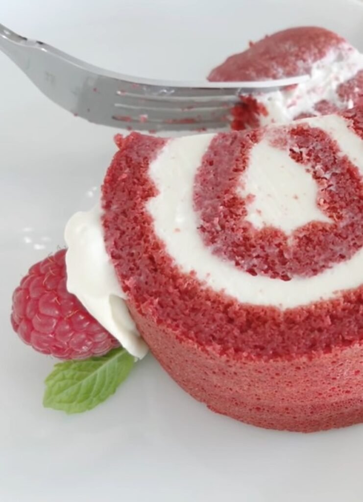 Red Velvet Cake Roll Recipe