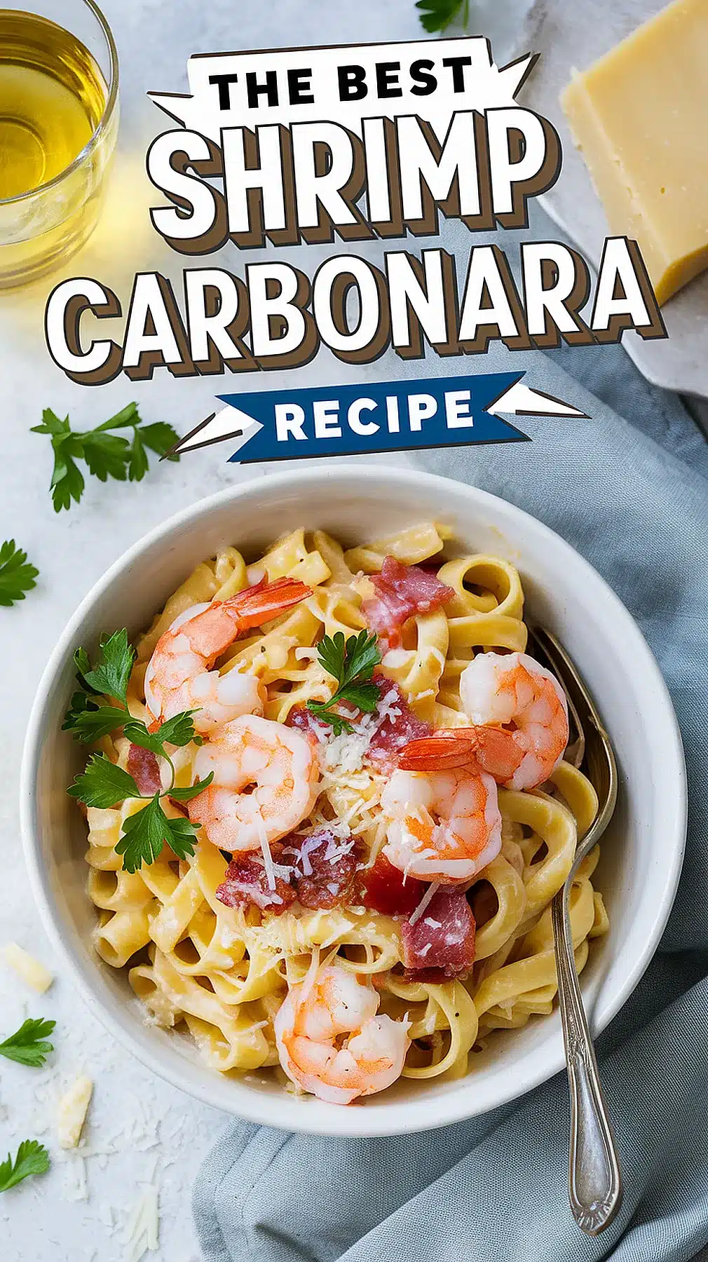 Shrimp Carbonara