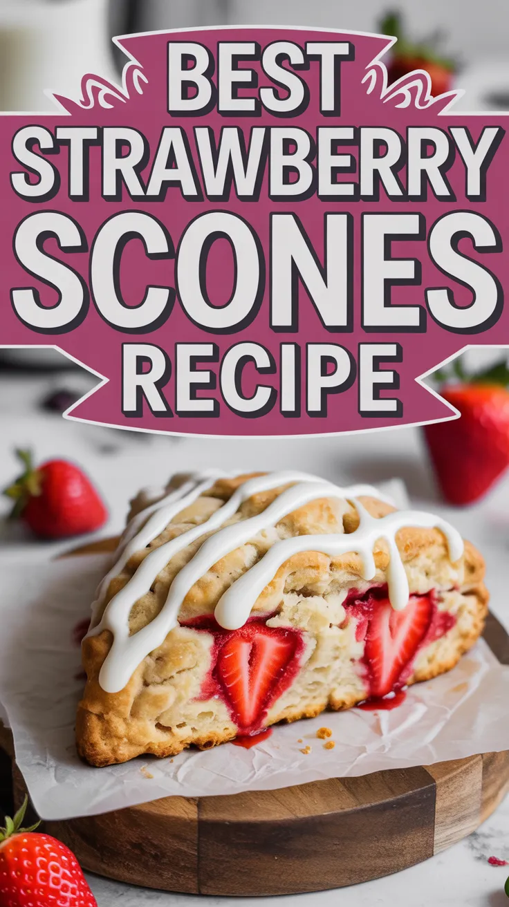 Strawberry Scones