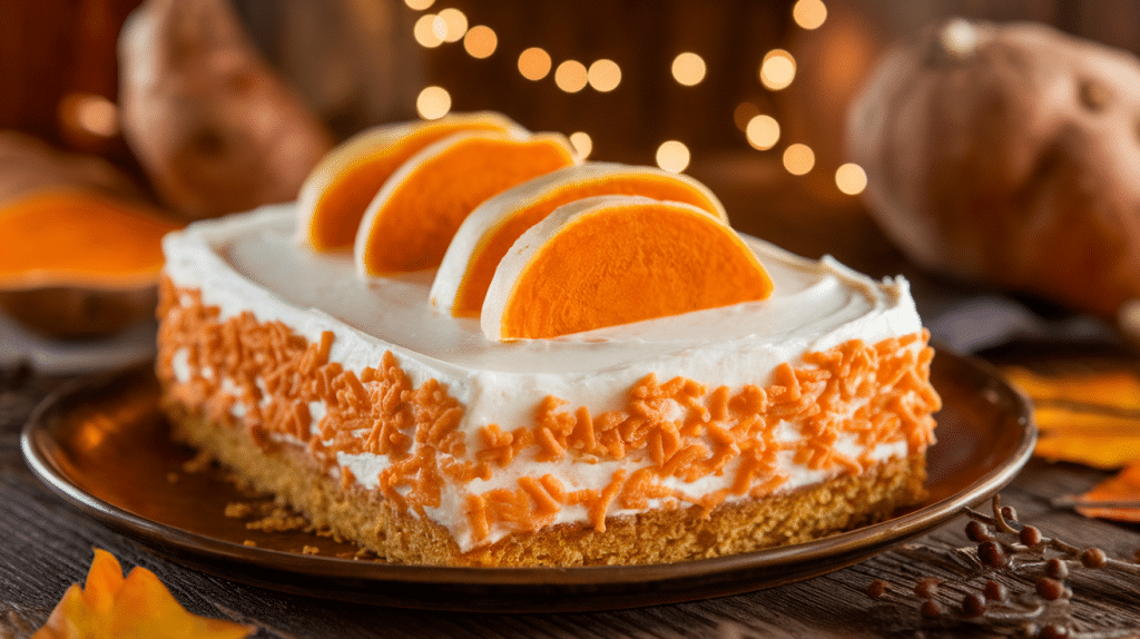 Sweet Potato Sheet Cake with Cream Cheese Frosting