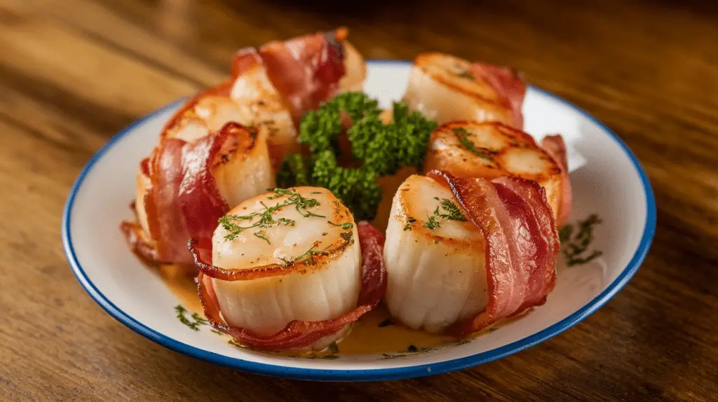 Bacon Wrapped Scallops