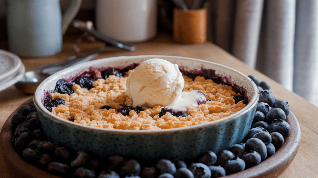 Blueberry Crumble