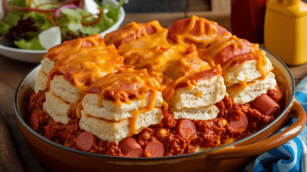 Chili Dog Casserole