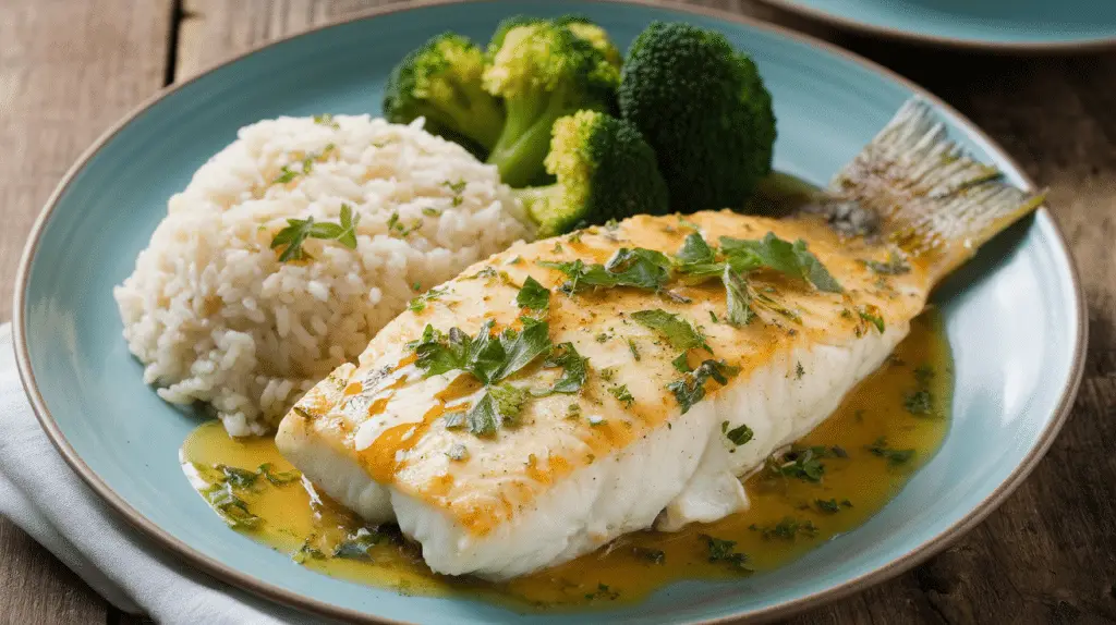 Garlic Butter Oven Baked Tilapia