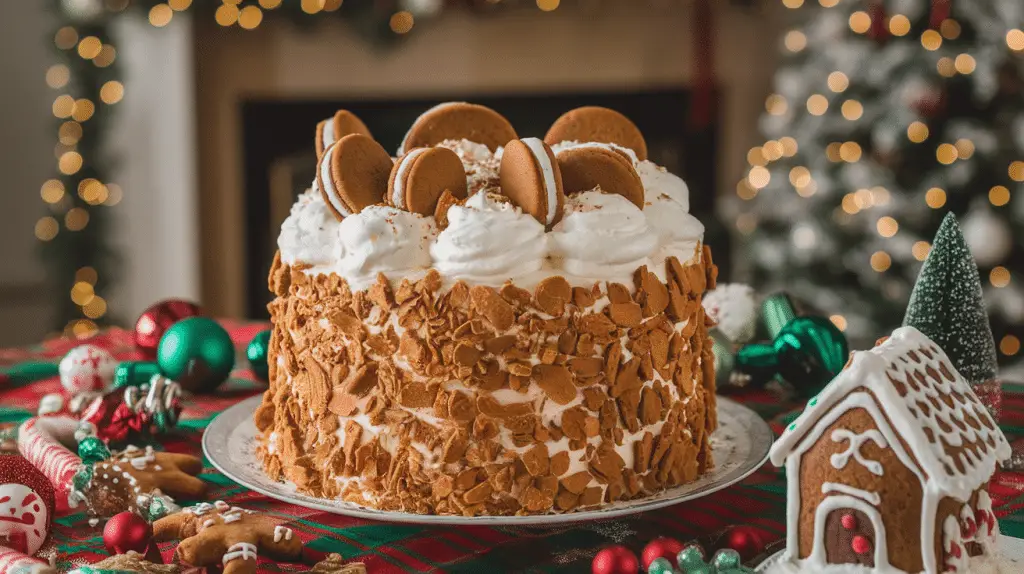 Gingerbread Poke Cake Recipe